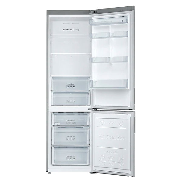 Холодильник Samsung RB37A5200SA/WT серебристый - фото 6