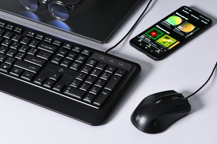 Комплект Клавиатура +мышь проводная 2Е MK404 USB Black - фото 10