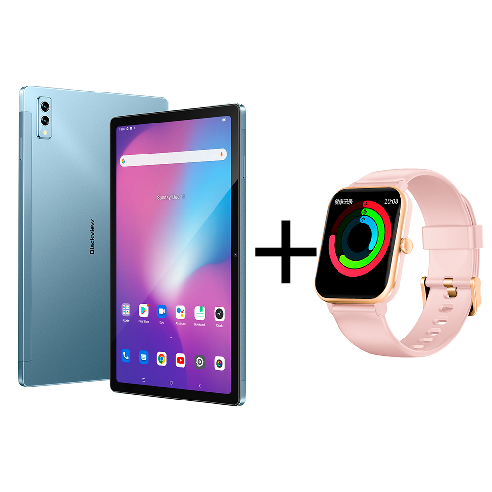 

Планшет BlackView Tab 11SE 10.36" 8/128Gb Blue + Смарт-часы Blackview R3 Max Pink