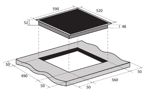 Встраиваемая стеклокерамическая поверхность ZUGEL ZEH602B - фото 23