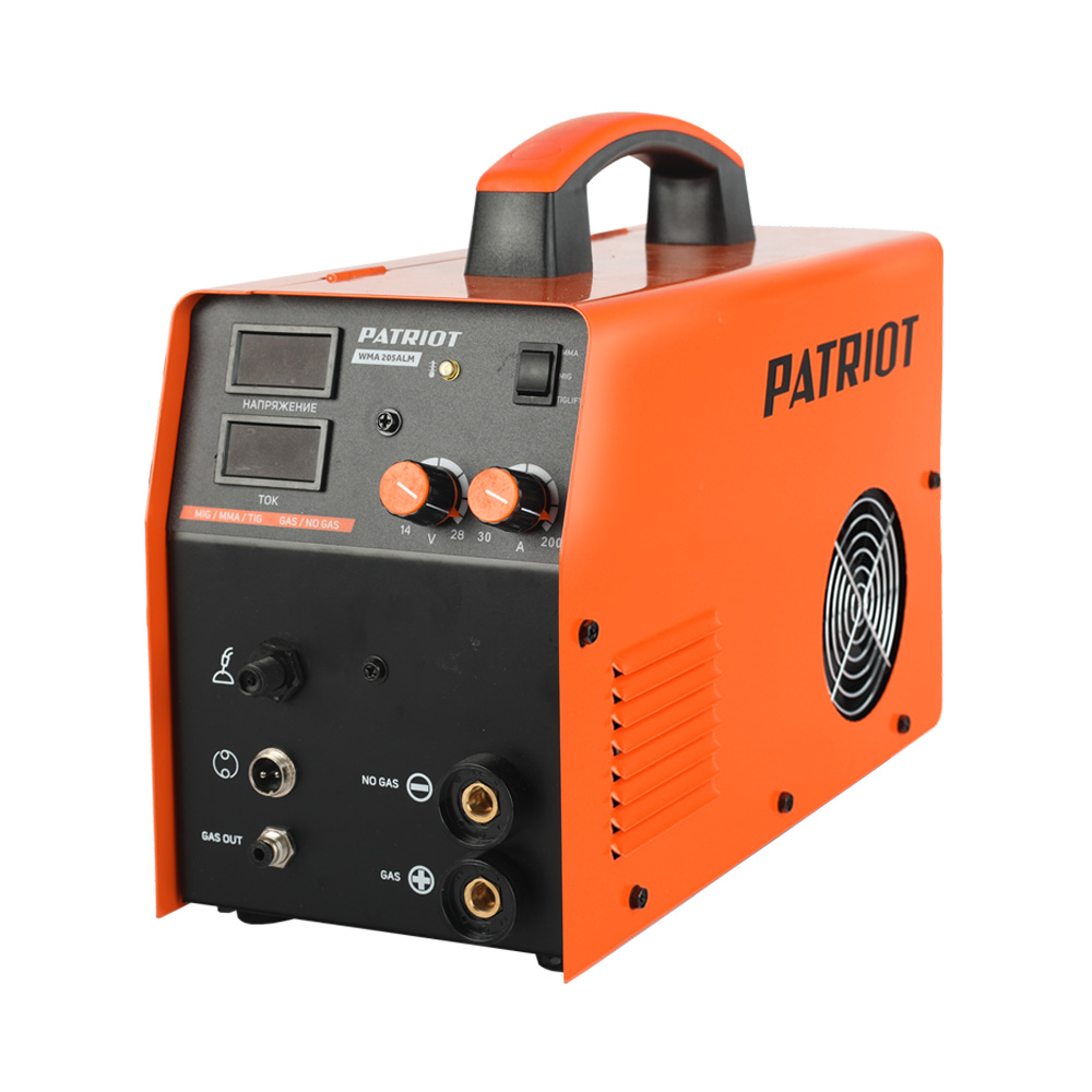 

Полуавтомат сварочный инверторный Patriot WMA 205ALM MIG/MAG/MMA