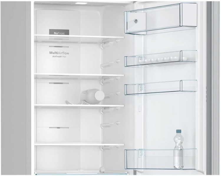 Холодильник Bosch KGN39VL24R серебристый - фото 4