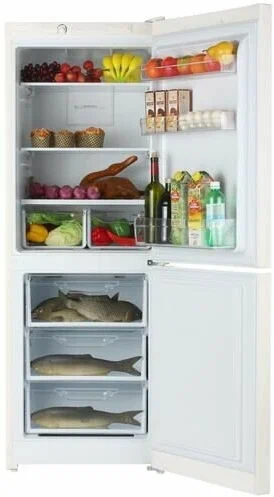 Холодильник Indesit DF 4160 E бежевый - фото 2