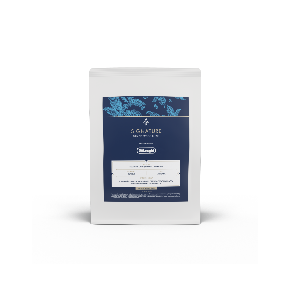 

Кофе в зернах Delonghi Milk 250гр