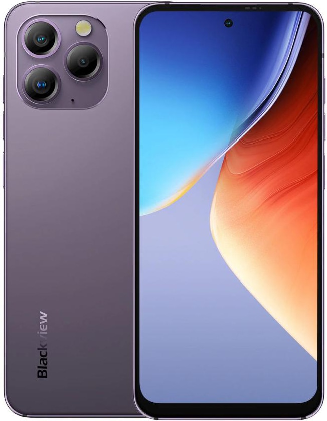 

Смартфон Blackview A96 12/256GB Purple + Смарт часы Blackview W10 Pink