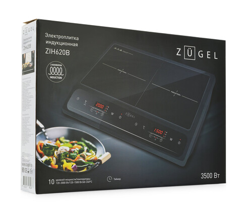 Настольная плита индукционная ZUGEL ZIH620B - фото 17