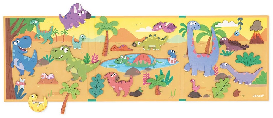 Магнетикбук Динозавры JANOD J5450 - фото 4