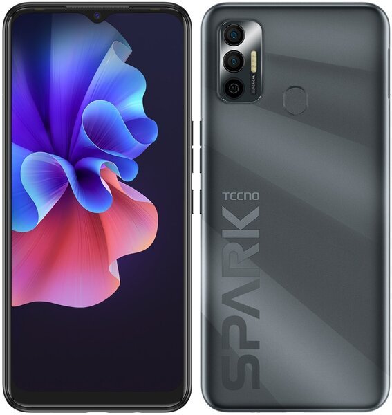 Смартфон Tecno Spark 7 KF6n 4/64Gb Magnet Black: купить в интернет ...