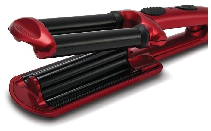 Щипцы для завивки волос Polaris PHS 4080MK красные - фото 4