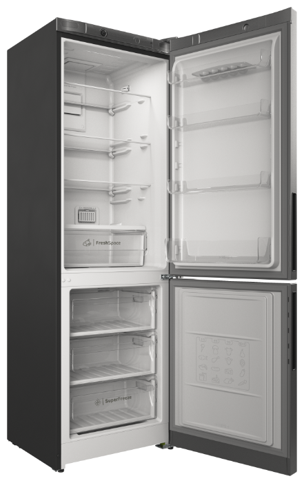 Холодильник Indesit ITR 4180 S серебристый - фото 3