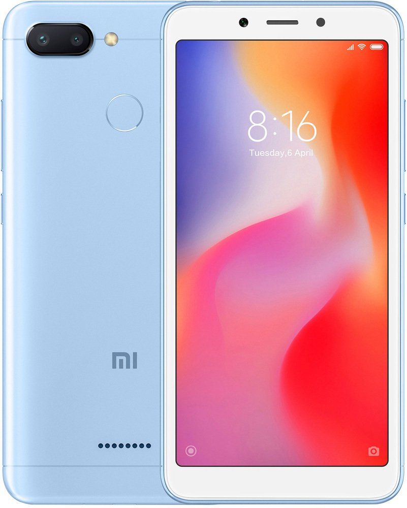 

Смартфон Xiaomi Redmi 6 4/64Gb Blue