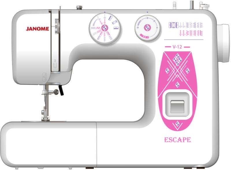 Швейная машина Janome Escape V-12 белая - фото 1