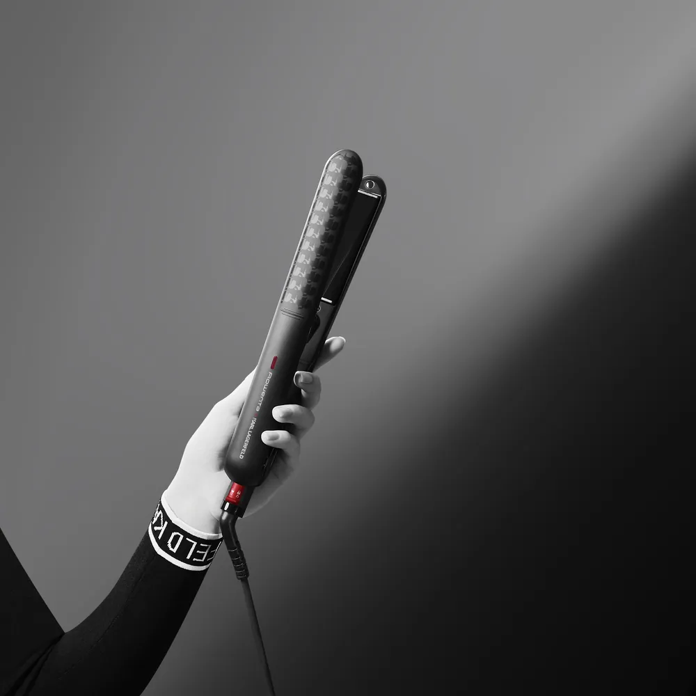Выпрямитель для волос Rowenta Karl Lagerfeld SF321LF0 черный - фото 4