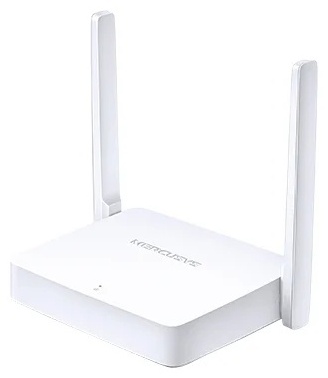 Маршрутизатор, Mercusys, MW301R, N300, 300 мбит/с, 2 порта LAN 10/100 Мбит/с, 1 порт WAN 10/100 Мбит - фото 1