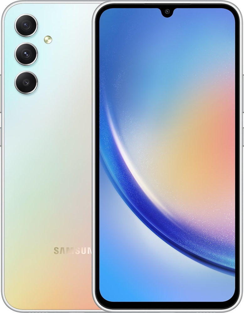 

Смартфон Samsung Galaxy A34 5G 8/256GB серебристый
