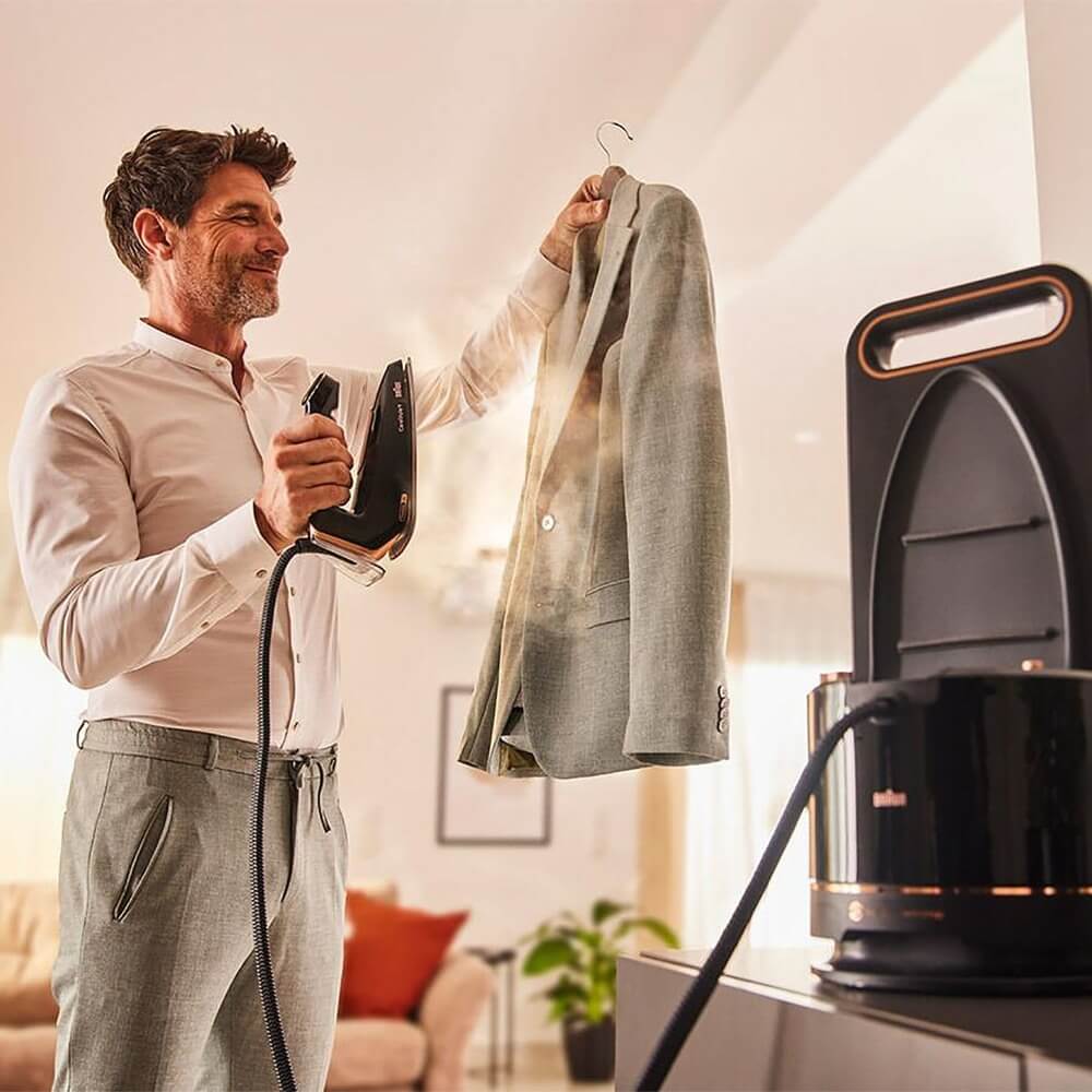 Гладильная система Braun IS9090BK + Гладильная доска Braun IB3001BK - фото 9 Гладильная система Braun IS9090BK + Гладильная доска Braun IB3001BK - фото 9