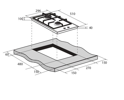 Встраиваемая газовая поверхность ZUGEL ZGH292B - фото 21