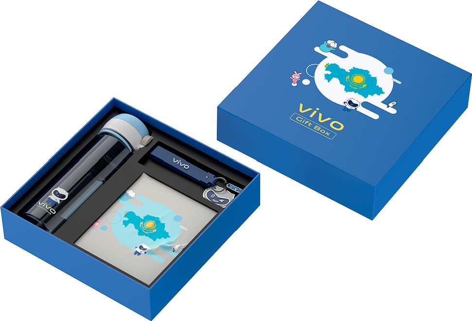 Смартфон Vivo Y53S 8Gb/128Gb Fantastic Rainbow + Рюкзак Vivo YL16 + Gift box BTS 2022(Blue) - фото 7