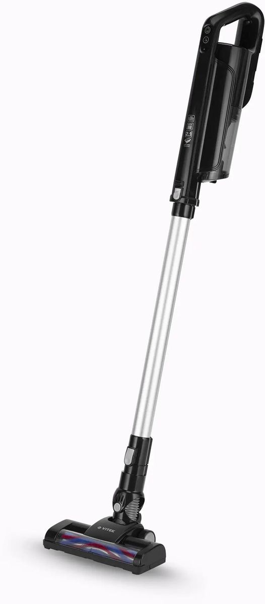 Вертикальный пылесос Vitek Midnight VT-1832 черный/серебристый