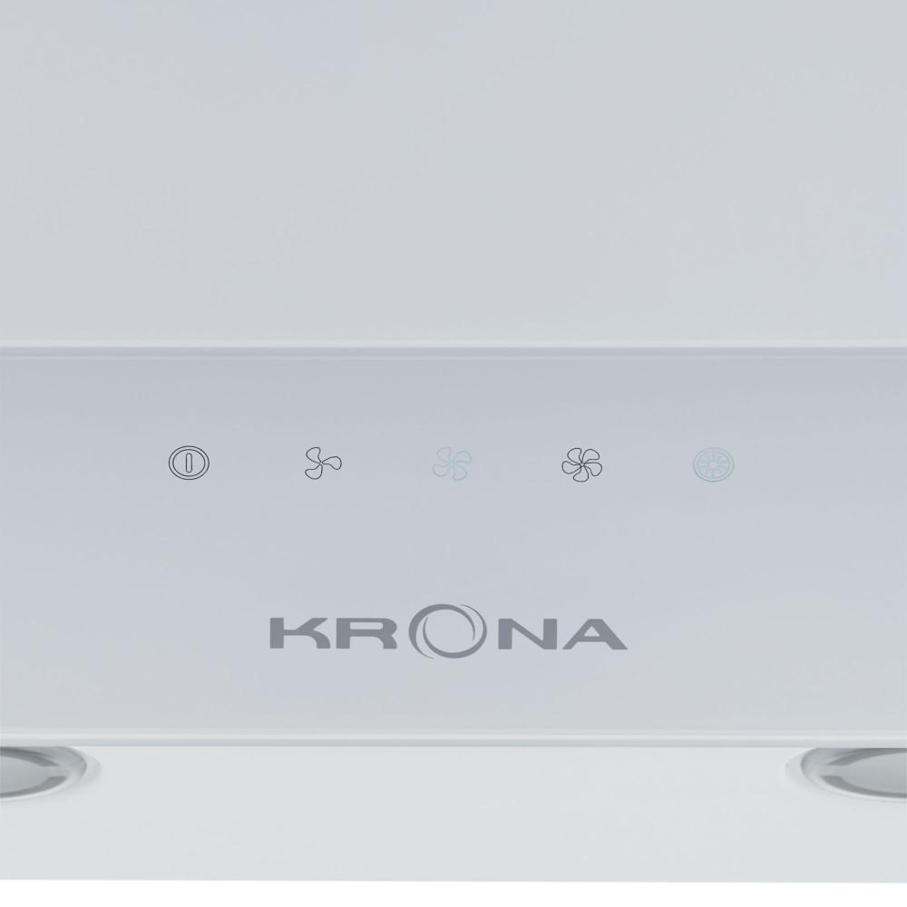 Вытяжка наклонная Krona HELGA 600 white S - фото 7