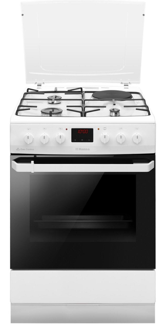 Плита комбинированная Hansa FCMW68209 белая - фото 5