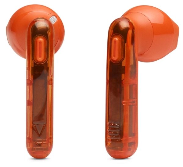 Беспроводные наушники JBL Tune 225 TWS Ghost Edition оранжевые - фото 6