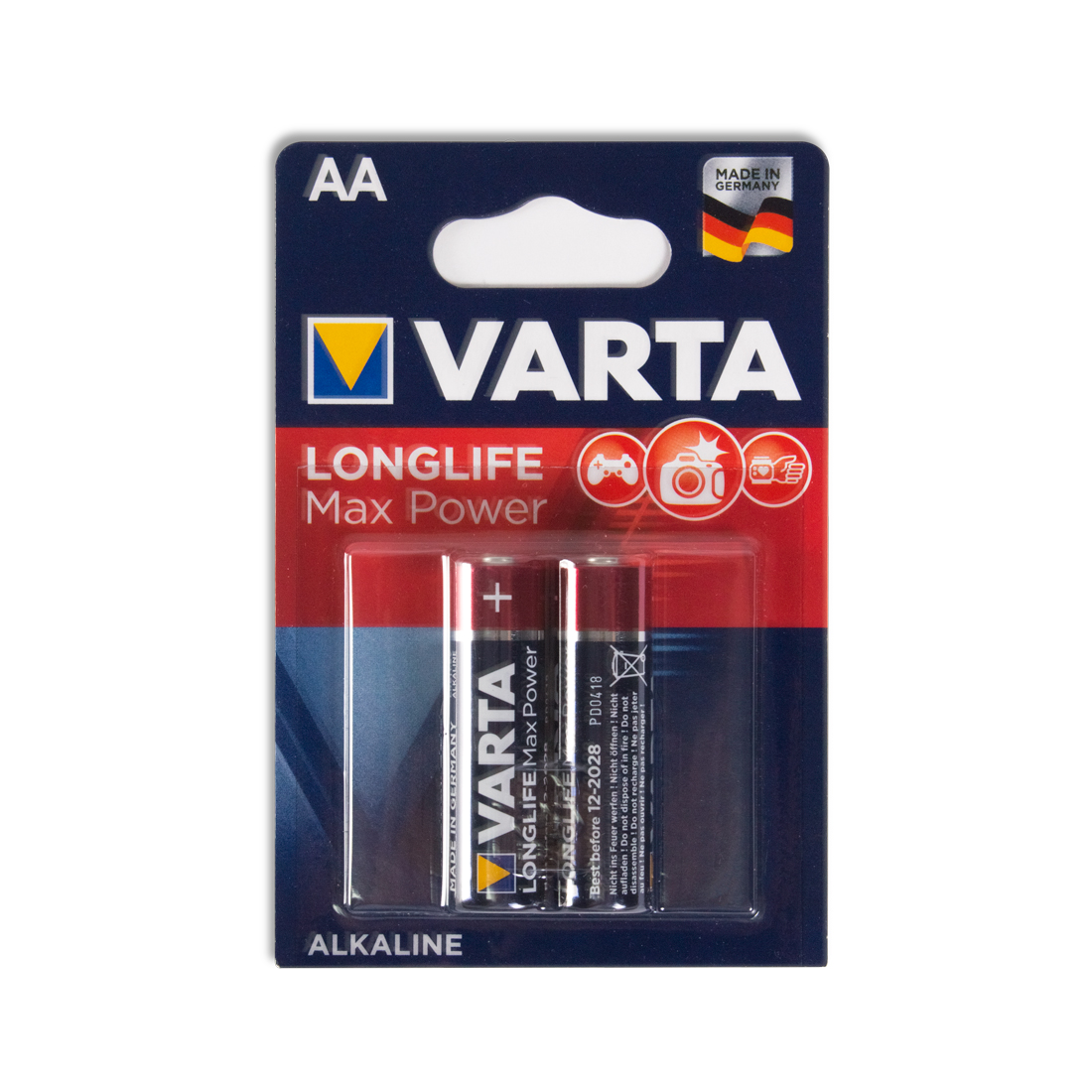 Батарейка VARTA Longlife Max Power Mignon 1.5V - LR6/AA 2 шт. Батарейка VARTA Longlife Max Power Mignon 1.5V - LR6/AA 2 шт.