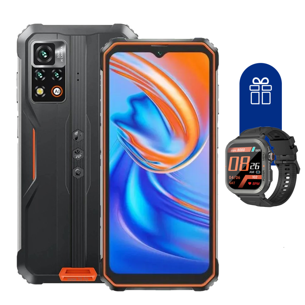 

Смартфон Blackview BV9200 8/256G Orange + Смарт часы Blackview W30 Black