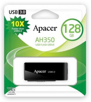 

USB-накопитель Apacer AH350 AP128GAH350B-1 128GB USB 3.1