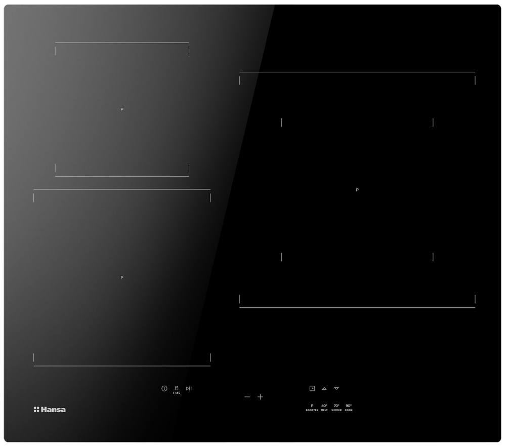 

Варочная панель индукционная Hansa BHI67006 черная
