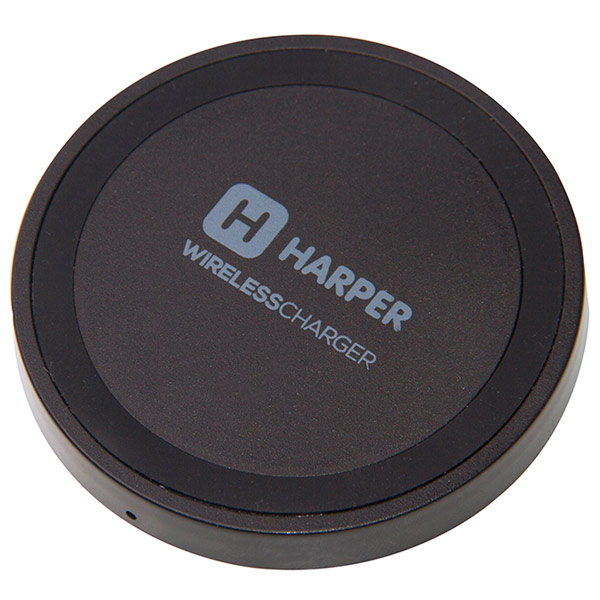 Беспроводное зарядное устройство Qi для смартфона, HARPER QCH-2070 black - фото 3