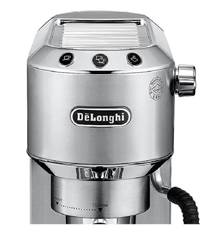 Кофеварка DeLonghi EC885.M серебристая - фото 3