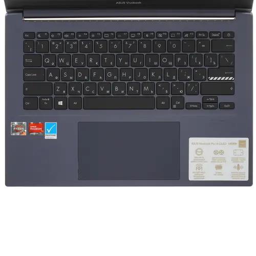 Ноутбук Asus Vivobook 14 Pro AMD Ryzen 5 5600H 8 Gb/ SSD 512 Gb/ Windows 11/  M3401QA-KM016W WQXGA - фото 8