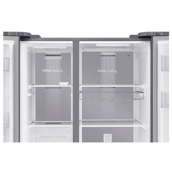 Холодильник Samsung RS61R5041SL/WT серебристый - фото 6