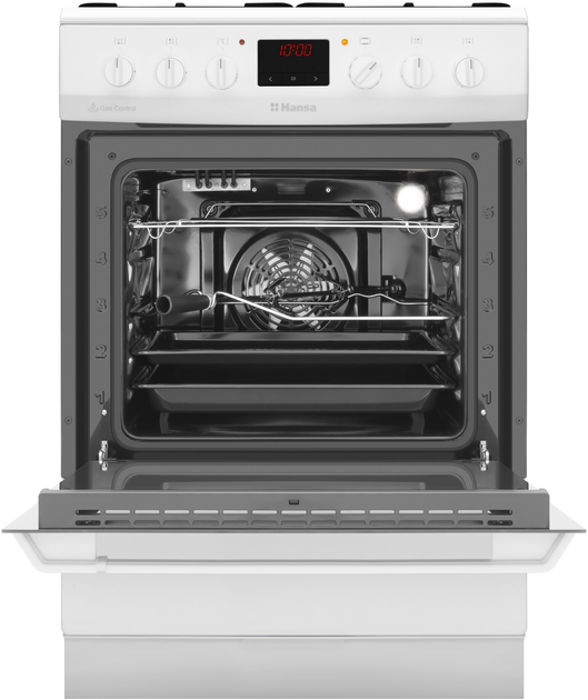 Плита комбинированная Hansa FCMW68209 белая - фото 9