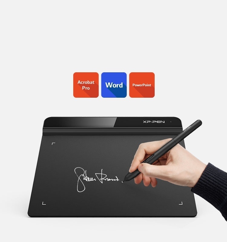 Графический планшет, XP-Pen, Star G640, Разрешение 5080 lpi, Чувствительность к нажатию 8192, Интерфейс USB, Рабочая область 6&ampquotх4&ampquot, Чёрный - фото 4