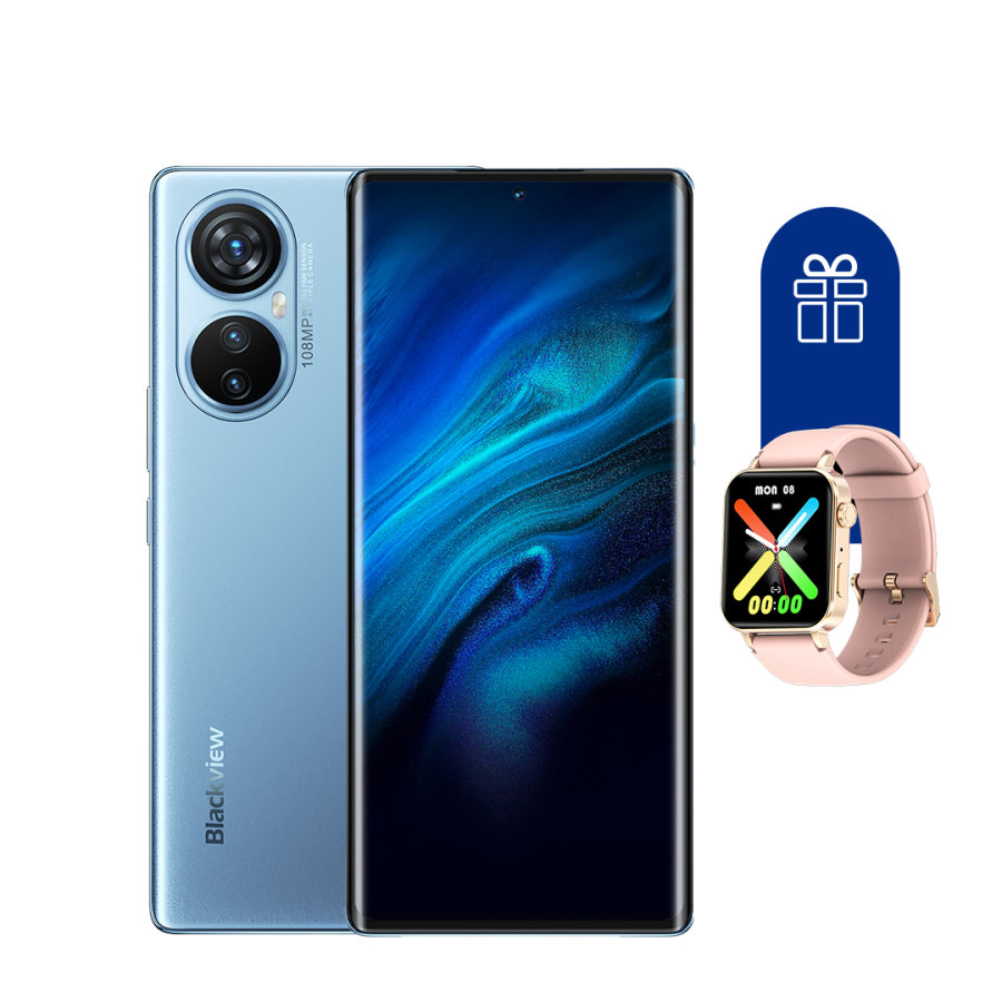 Смартфон Blackview A200 Pro 12+256G Blue + Смарт часы Blackview W10 Pink:  купить в интернет магазине | Tgrad.kz