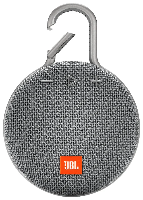 Портативная колонка JBL CLIP 3 Grey (JBLCLIP3GRY), серый - фото 3