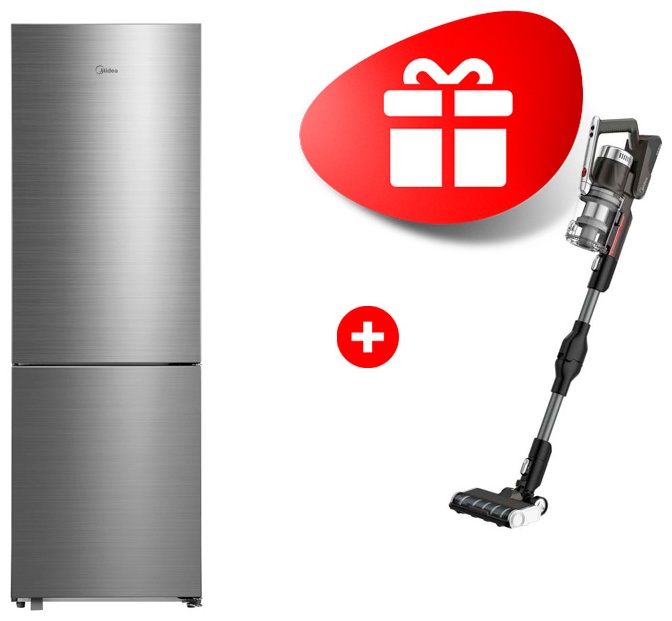 Холодильник Midea MDRB600MMF46 + Вертикальный пылесос Midea P7 Flex