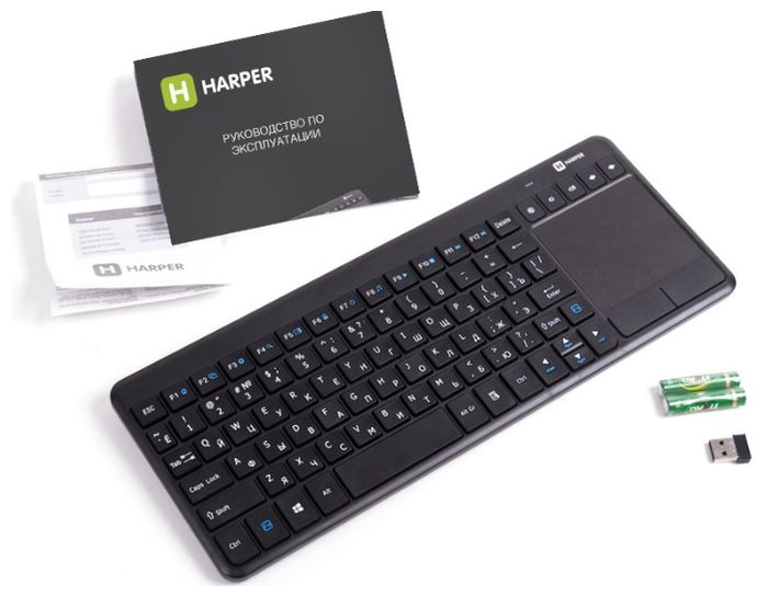Клавиатура HARPER KBT-101 Black USB - фото 3