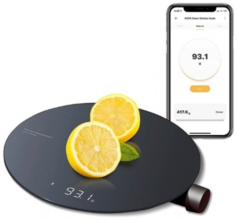 Кухонные весы HOTO QWCFC001 Smart Kitchen Scale черный - фото 3
