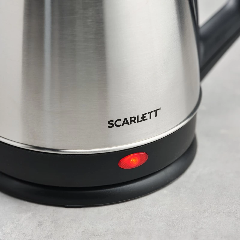 Чайник электрический Scarlett SC-EK21S25 серебристый - фото 7