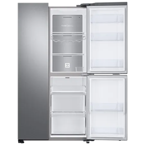 Холодильник Samsung RS63R5571SL/WT серебристый - фото 8