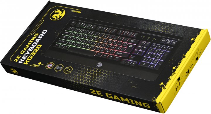 Клавиатура игровая 2E Gaming KG320 LED USB Black - фото 3