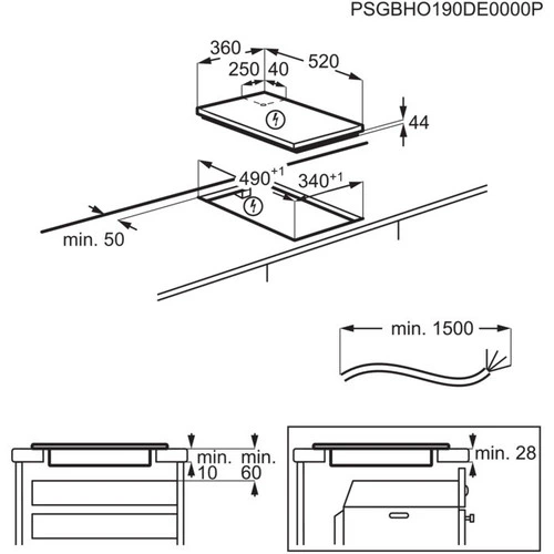 Индукционная варочная панель AEG IKE42640KB - фото 3