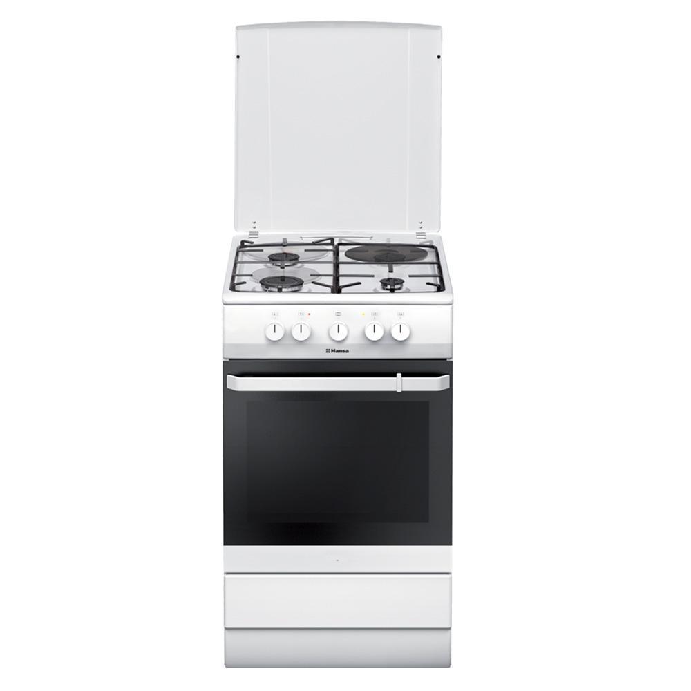 

Комбинированная плита Hansa FCMW53040 белая