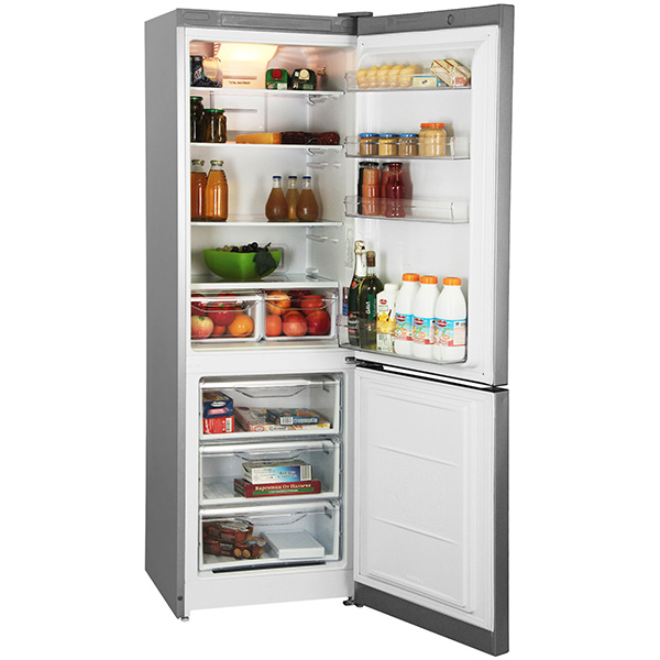 Холодильник Indesit DF 5180 S серебристый - фото 2