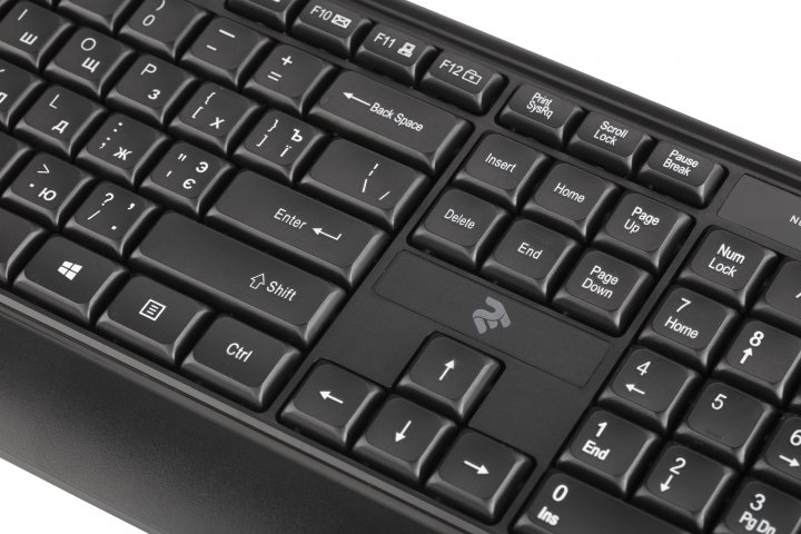 Комплект Клавиатура +мышь проводная 2Е MK404 USB Black - фото 4