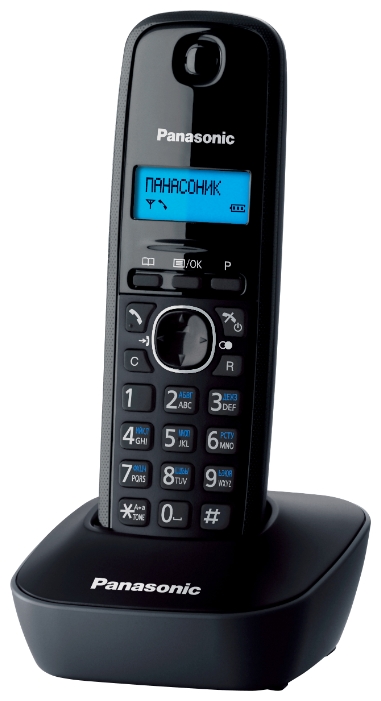 Телефон Panasonic KX-TG 1611 CAH, черный