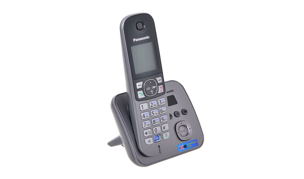 Телефон Panasonic KX-TG 6821 RUM, серый - фото 3